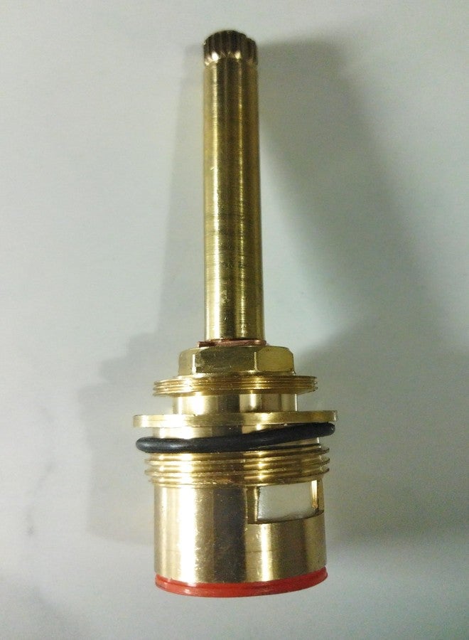 Ausam Brass Concealed Stop Valve Spindle | Ceramic Disc Quarter Turn Faucet Valve for Hot Cold Water and Angel Cock Shower Tap | Durable Inner Cartridge Replacement Hardware for Bathroom, Kitchen (3/4 inch) - Image 3